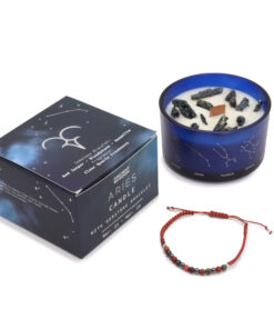 AWGIFTS Zodiac Krystalllys med Edelstener og Armbånd – Væren