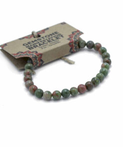 AWGIFTS Manifestasjonsarmbånd - Grønn Jaspis – Vekst