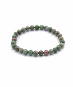 Alternative view of AWGIFTS Manifestasjonsarmbånd - Grønn Jaspis – Vekst