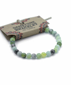 AWFIGTS Manifestasjonsarmbånd - Olivenjade - Heling