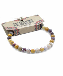 AWGIFTS Manifestasjonsarmbånd - Sjeldent Mookaite – Visdom