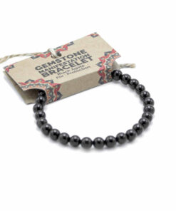 AWGIFTS Manifestasjonsarmbånd - Svart Agat – Beskyttelse