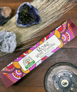 AWGIFTS 12x Namaste Mandala Masala Røkelse – Rose & Vanilje