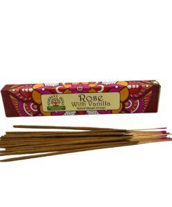 Alternative view of AWGIFTS 12x Namaste Mandala Masala Røkelse – Rose & Vanilje