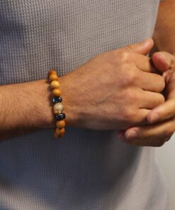 Alternative view of AWGIFTS Armbånd i Sedertre – Citrin - Solar Plexus Chakra