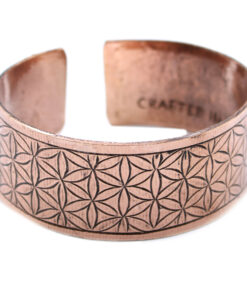 AWGIFTS Kobber Tibetansk Armbånd – Livets Blomst