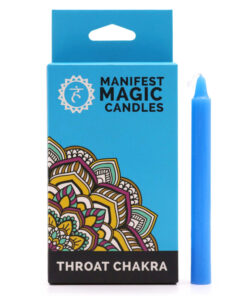 AWGIFTS Magiske Manifestasjonslys (12-pakning) – Blå – Halschakra