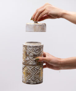 Alternative view of AWGIFTS White & Gold – Høy Beholder