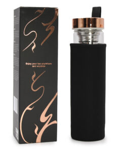 Alternative view of AWGIFTS Krystallglass Teinfuserflaske – Rosegull – Bergkrystall