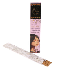 Alternative view of Golden Palo Santo & Lavender Røkelsespinner