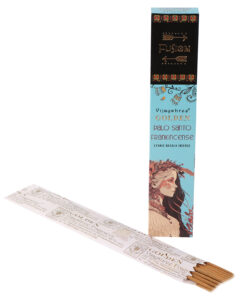 Alternative view of Golden Palo Santo & Frankincense Røkelsespinner