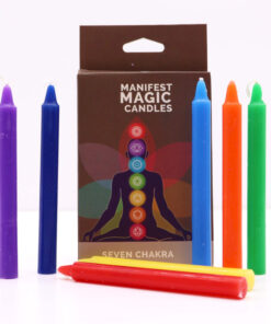 AWGIFTS Magiske Manifestasjonslys (7-pakning) – Syv Chakra
