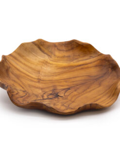 AWGIFTS Rund Fruktskål i Teak