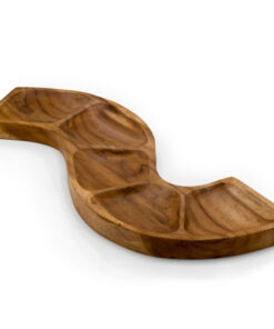 AWGIFTS Slangeformet Teakskål