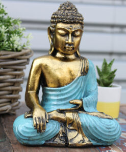 Alternative view of AWGIFTS Teal & Gull Buddha – Stor