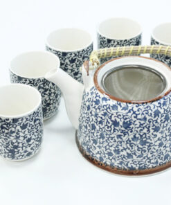 AWGIFTS Urte Tekanne-sett – Blå Mønster9